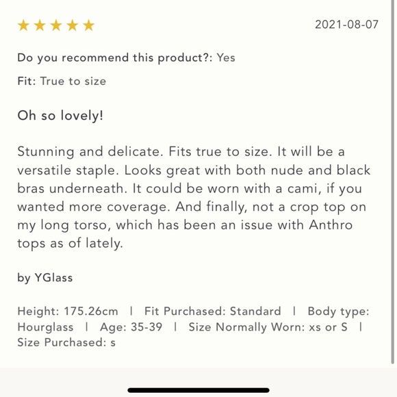 Anthropologie NWT Current Air Burnout Lace Top Size S. - Picture 8 of 8